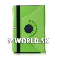 Kožený obal Samsung Galaxy Note 10.1 N8000 - Rotate zelená