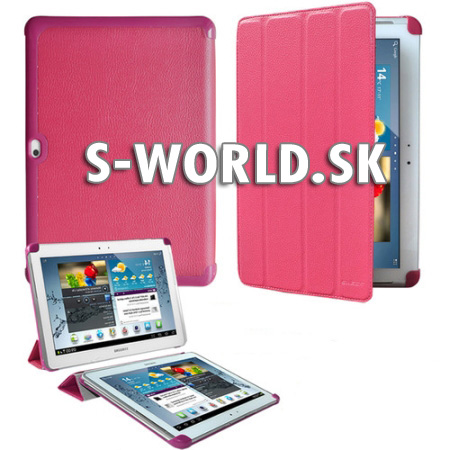 Kožený obal Samsung Galaxy Tab 2 10.1 - Ultra Slim ružová | Kožené obaly -  S-world.sk - synchronized world - Váš svet príslušenstva