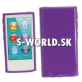 Silikónový obal iPod Nano 7G - Gel fialová