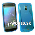 Silikónový obal Samsung Galaxy Nexus - TPU - modrá