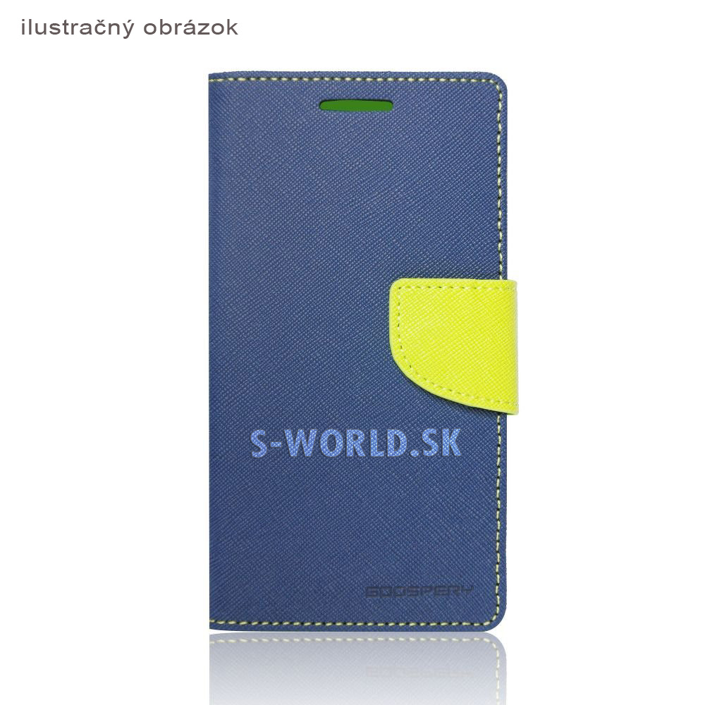 Diárové kožené puzdro Sony Xperia Z3 - Diary modrá-limetková | Kožené obaly  - S-world.sk - synchronized world - Váš svet príslušenstva