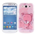 Zadný kryt Samsung Galaxy S3 i9300 / S3 Neo i9301- Teddy - ružová