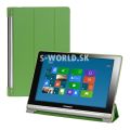 Kožený obal Lenovo Yoga Tablet 10 / 10 HD+ - Slim - zelená