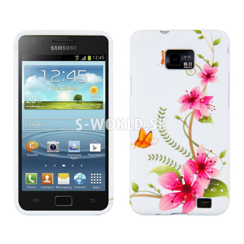 Silikónový obal Samsung Galaxy S II - Spring Floral - ružová | Silikónové  obaly - S-world.sk - synchronized world - Váš svet príslušenstva