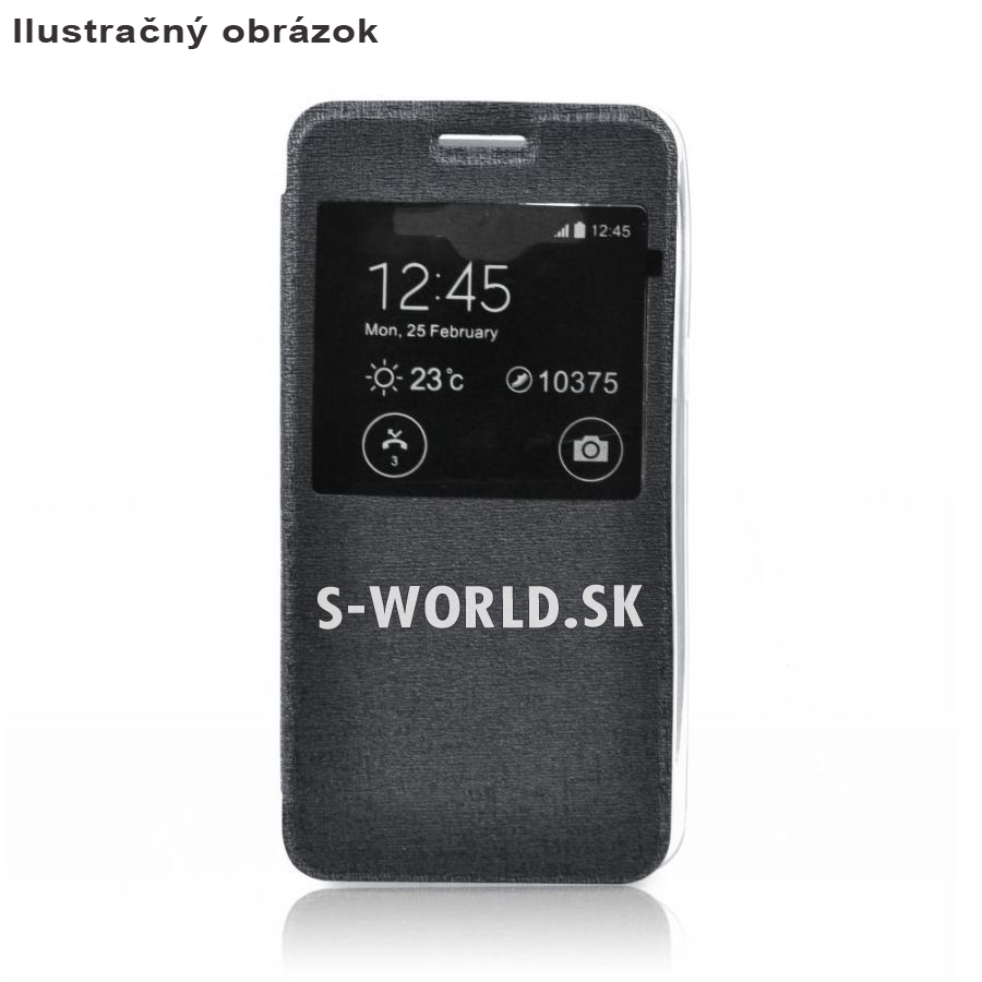 Kožený obal s okienkom pre Samsung Galaxy S3 Mini (i8190) - S-View Flexi  čierna | Kožené obaly - S-world.sk - synchronized world - Váš svet  príslušenstva