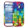 Silikónový obal Samsung Galaxy S4 Mini - Rainbow 3D