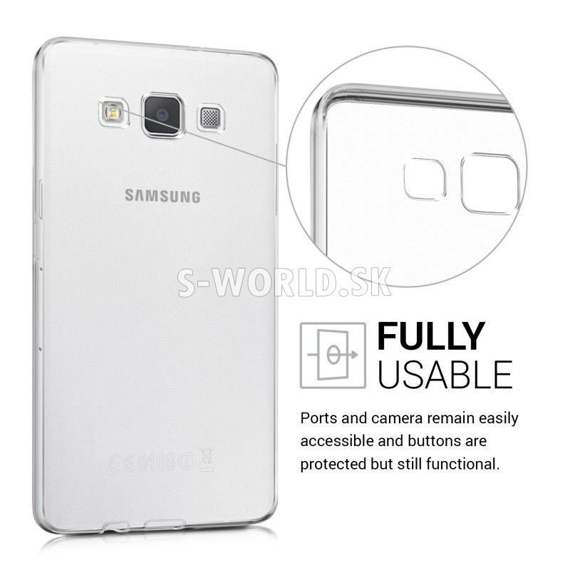 Silikónový obal Samsung Galaxy A5 (A500) - Ultra Thin priehľadná |  Silikónové obaly - S-world.sk - synchronized world - Váš svet príslušenstva