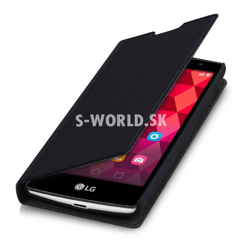 Kožený obal LG Spirit (H420/H440N) - Flip Cover - čierna | Kožené obaly -  S-world.sk - synchronized world - Váš svet príslušenstva