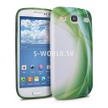 Silikónový obal Samsung Galaxy S3 - Swirl - zelená