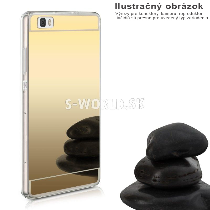 Silikónový obal Huawei Y5 II - Mirror - zlatá | Silikónové obaly -  S-world.sk - synchronized world - Váš svet príslušenstva