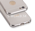 Hliníkový kryt Apple iPhone 5 / 5S / SE - Bumper - strieborná