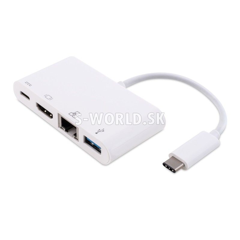 USB 3.1 Type C Hub adaptér pre Apple Macbook 12" Retina | Ochrana  klávesnice - S-world.sk - synchronized world - Váš svet príslušenstva