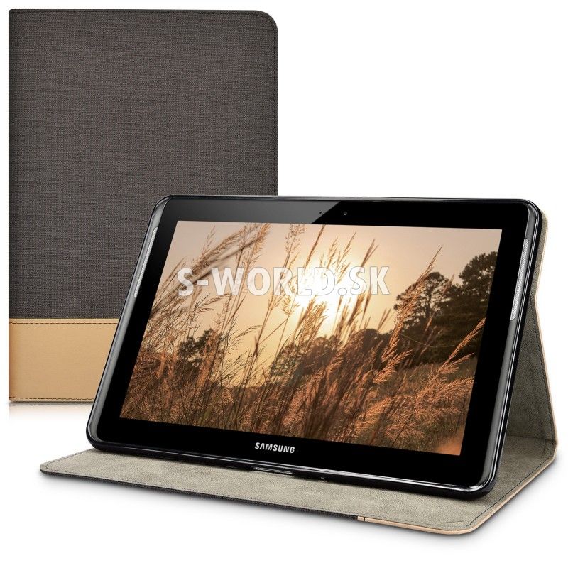 Kožený obal Samsung Galaxy Tab 2 10.1 - Flip Duo - antracitová | Kožené  obaly - S-world.sk - synchronized world - Váš svet príslušenstva