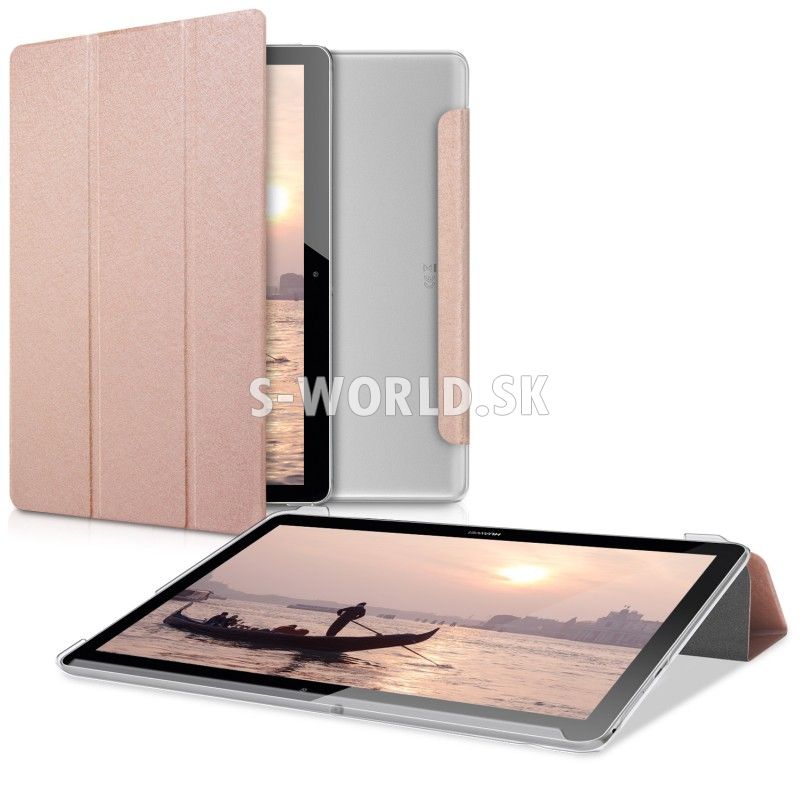 Kožený obal Huawei MediaPad T3 10 - Ultra Smart - zlato-ružová | Kožené  obaly / puzdra - S-world.sk - synchronized world - Váš svet príslušenstva