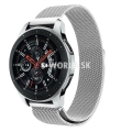 Kovový remienok Samsung Galaxy Watch 46mm - Magnetic - strieborná