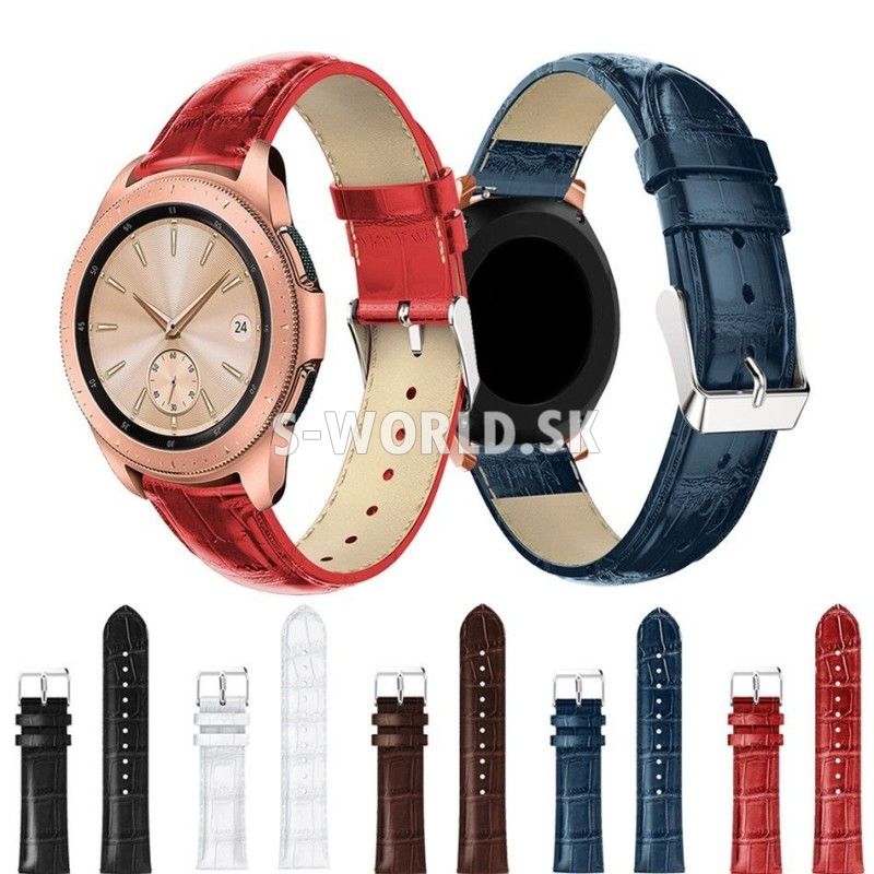 Kožený remienok Samsung Galaxy Watch 46mm - červená | Doplnky - S-world.sk  - synchronized world - Váš svet príslušenstva