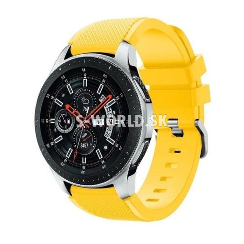 Silikónový remienok Samsung Galaxy Watch 46mm - žltá | Doplnky - S-world.sk  - synchronized world - Váš svet príslušenstva