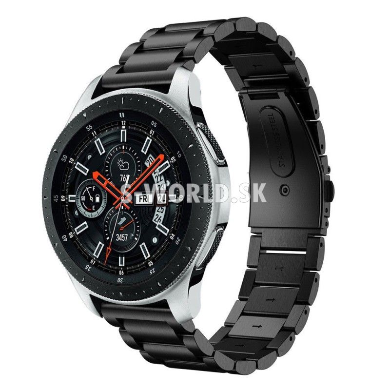 Kovový remienok Samsung Galaxy Watch 46mm - Clasp - čierna | Doplnky -  S-world.sk - synchronized world - Váš svet príslušenstva