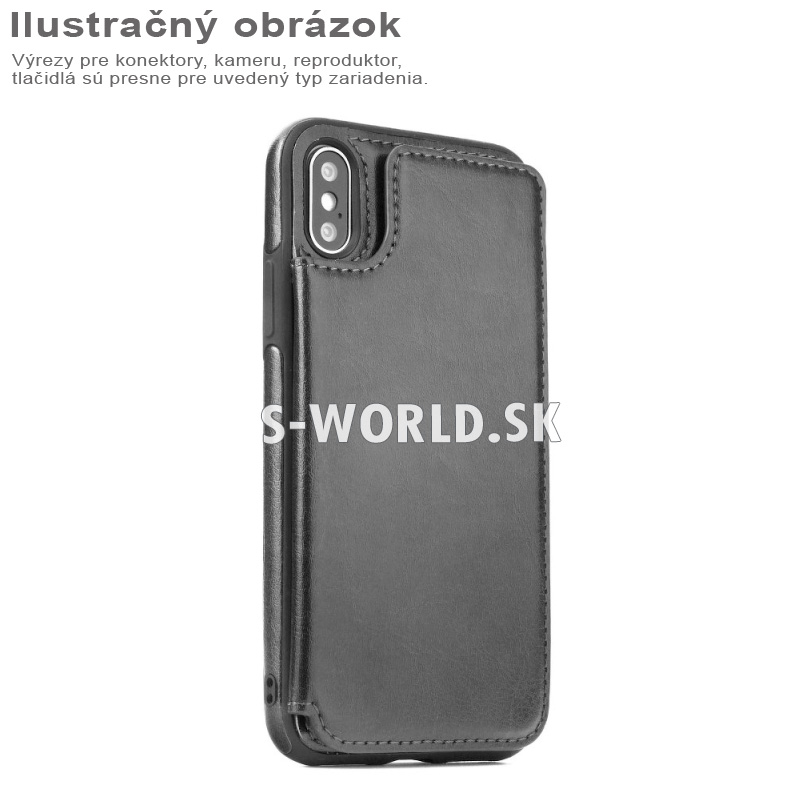 Kombinované puzdro Wallet case pre Samsung Galaxy S9 Plus (G965F) - čierna  | Silikónové obaly - S-world.sk - synchronized world - Váš svet  príslušenstva