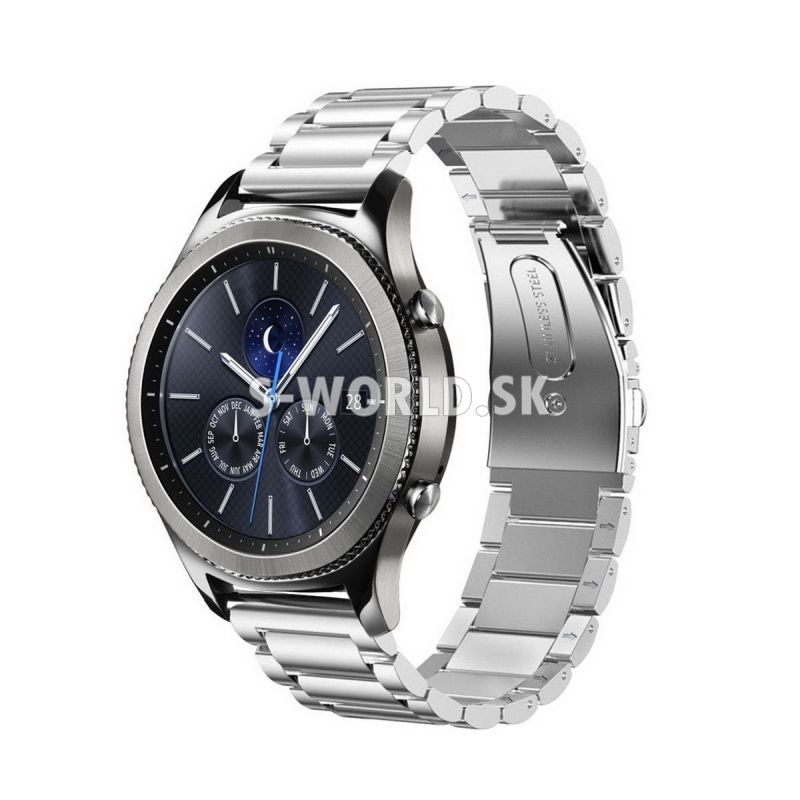 Kovový remienok Samsung Galaxy Watch 46mm - Clasp - strieborná | Doplnky -  S-world.sk - synchronized world - Váš svet príslušenstva