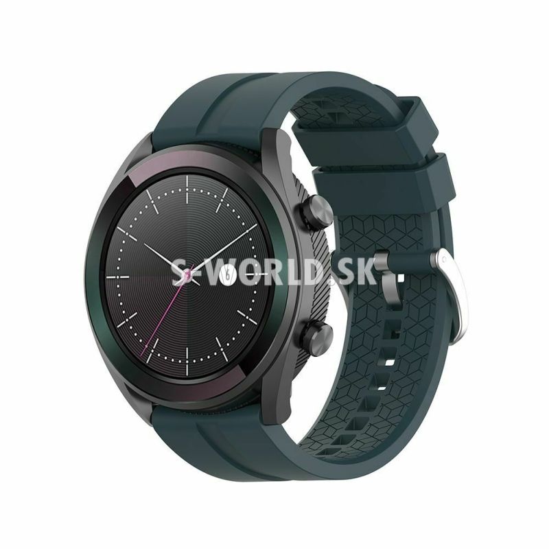 Silikónový remienok (šírka 22mm) – indigo zelená – Samsung Gear S3 / Watch  46mm / Huawei Watch GT / | Výmenné remienky - S-world.sk - synchronized  world - Váš svet príslušenstva