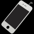 Sklíčko s dotykovou plochou pre iPhone 4 (4G) - biela