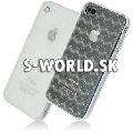 Silikónový obal iPhone 4 - Diamond - priesvitná