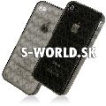 Silikónový obal iPhone 4 - Diamond - čierna