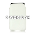 Kožený obal iPhone 3G/3GS - Pouch biela