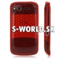 Silikónový obal HTC Desire S - Diamond červená