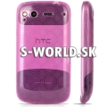 Silikónový obal HTC Desire S - Rubber fialová