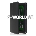 Kožený obal Acer Iconia Tab A500 – Stitch Folio čierno-biela