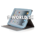 Kožený obal iPad 3 – Folio svetlo-modrá