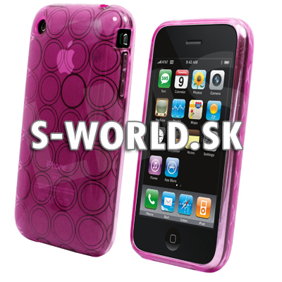 Silikónový obal iPhone 3G/3GS - Rubber ružová | Silikónové obaly -  S-world.sk - synchronized world - Váš svet príslušenstva